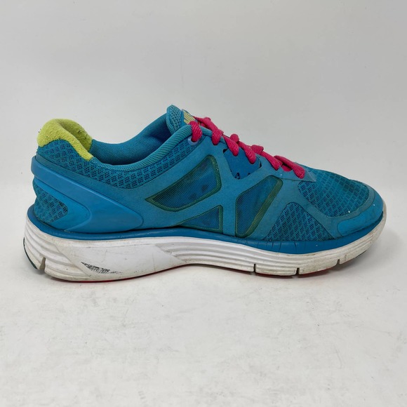 Nike Lunarglide 3 Womens 7 1/2 = Youth 6 Blue Yellow .01:I.5.7 - Picture 5 of 12